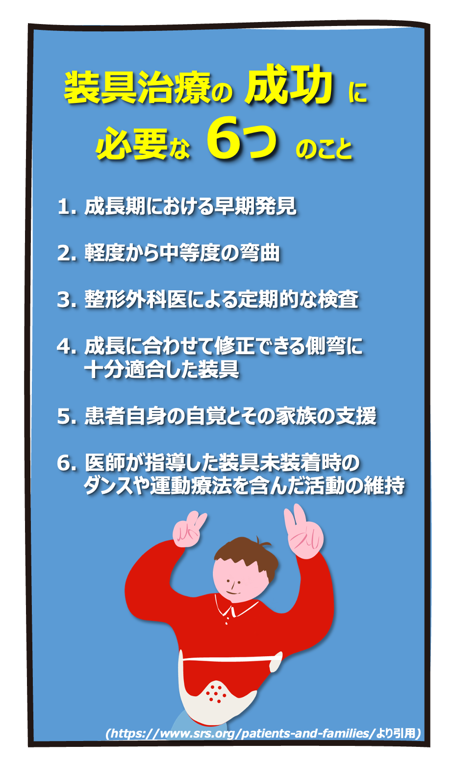 装具成功のための6つ